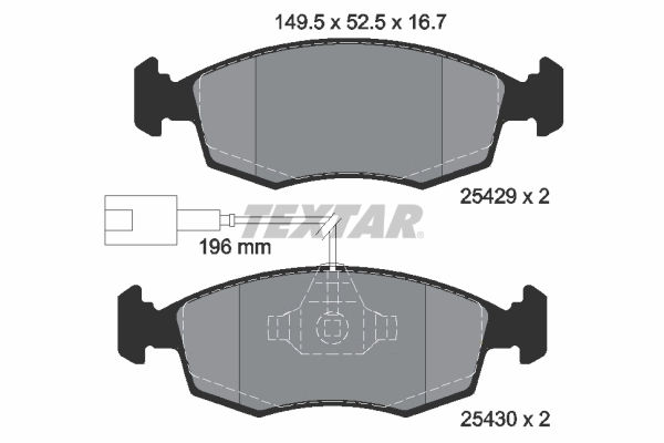 Set placute frana