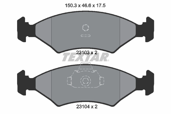 Set placute frana