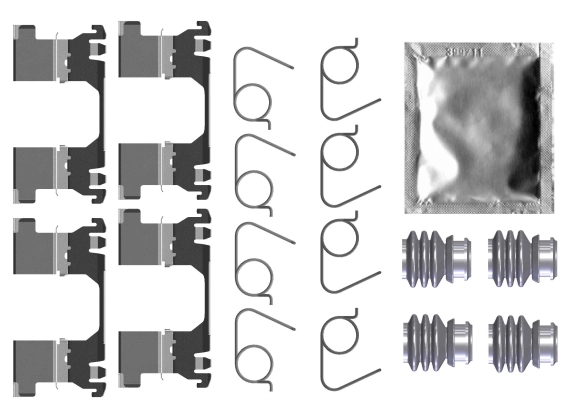 Set accesorii, placute frana