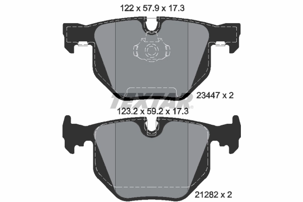 Set placute frana