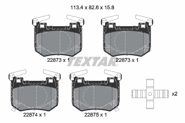 Set placute frana