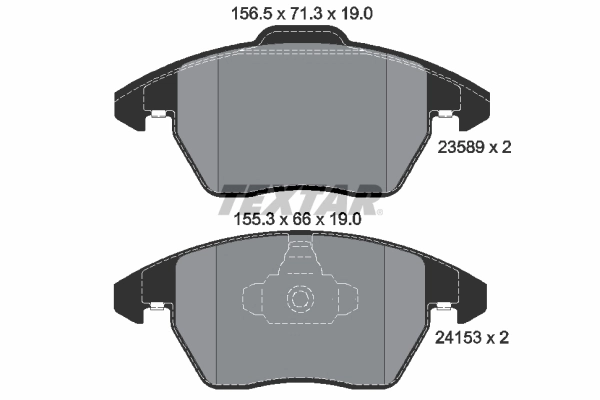 Set placute frana