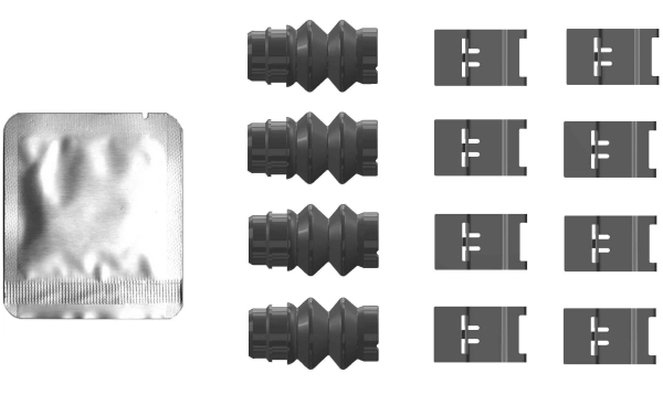 Set accesorii, placute frana