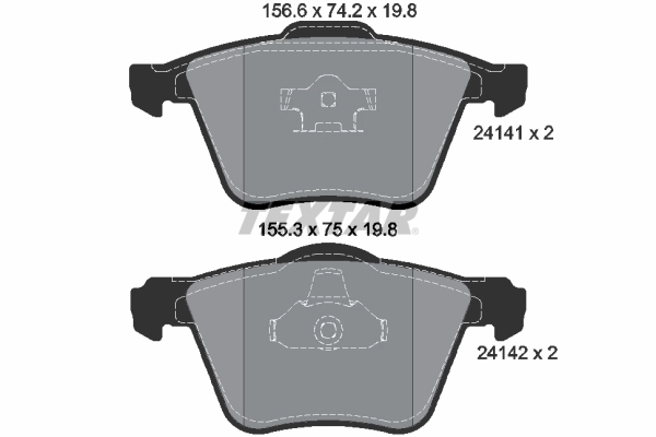 Set placute frana