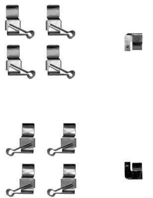 Set accesorii placute frana