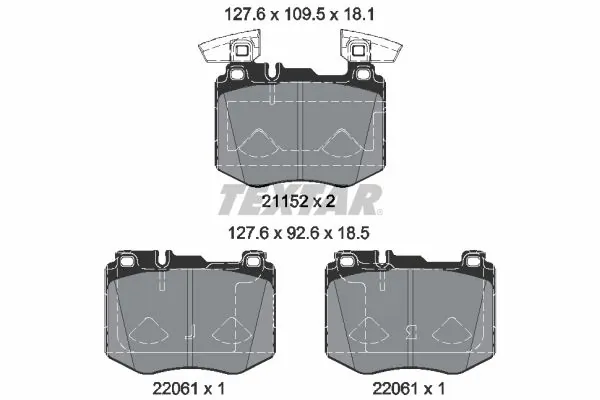 Set placute frana