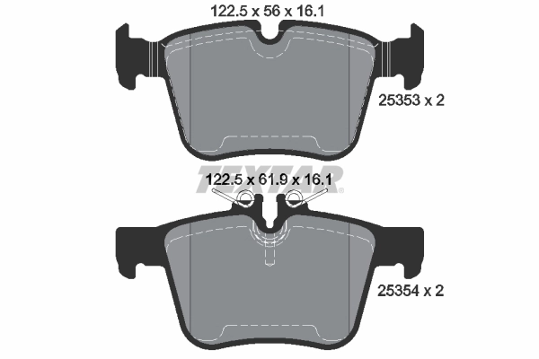 Set placute frana