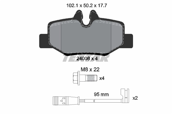 Set placute frana
