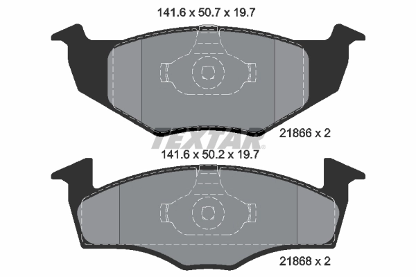 Set placute frana