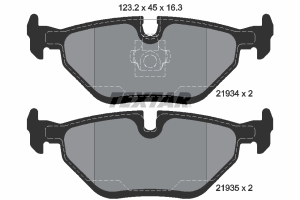 Set placute frana