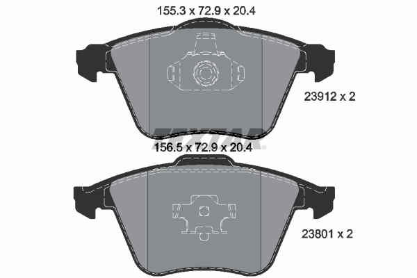 Set placute frana