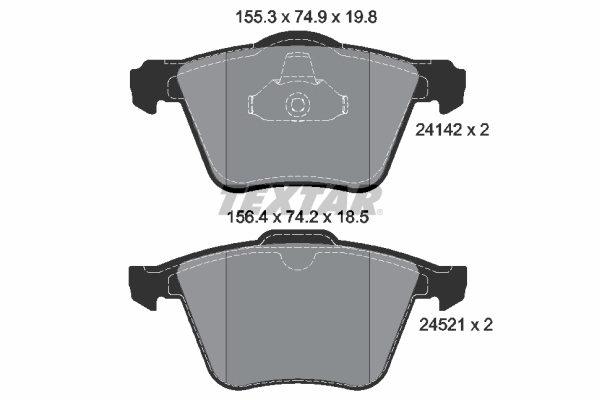 Set placute frana