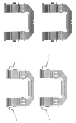 Set accesorii placute frana