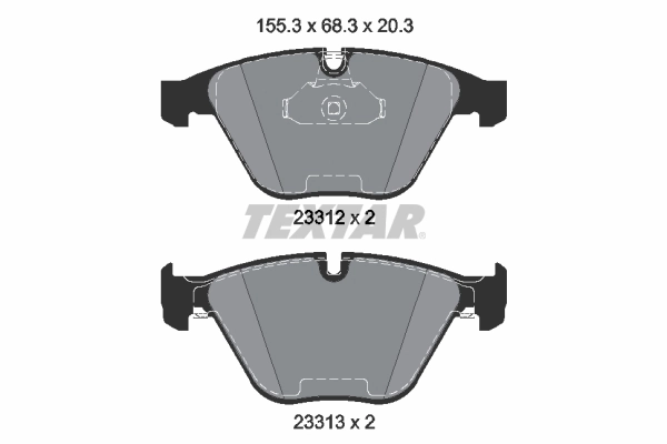 Set placute frana