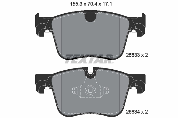 Set placute frana