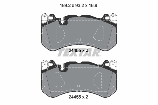 Set placute frana