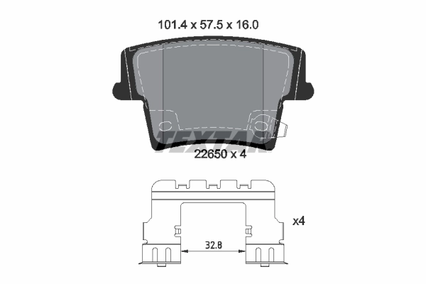 Set placute frana