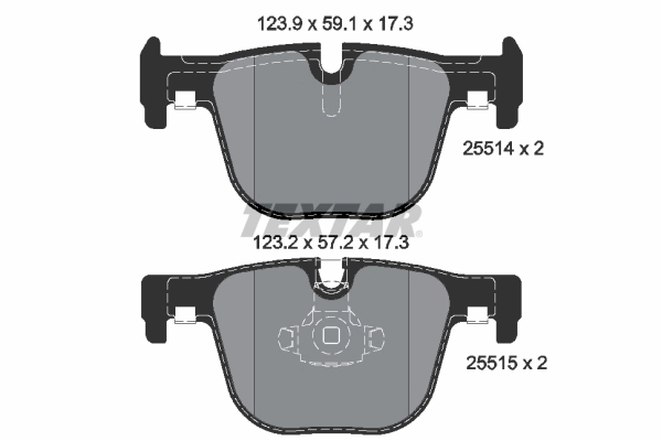 Set placute frana