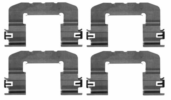 Set accesorii, placute frana