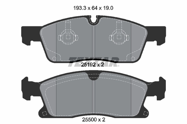 Set placute frana