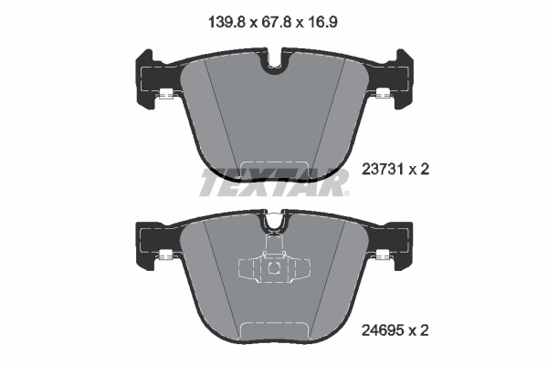 Set placute frana