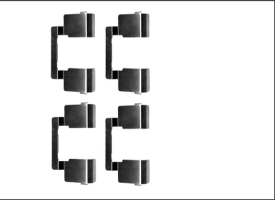 Set accesorii placute frana