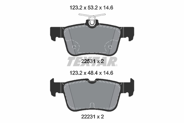 Set placute frana