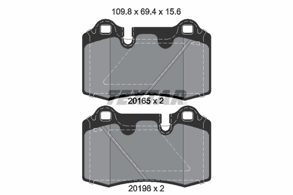 Set placute frana