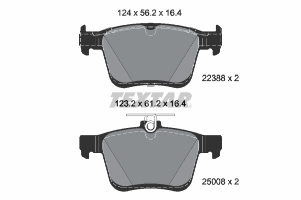 Set placute frana