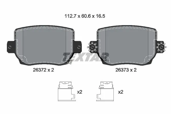 Set placute frana