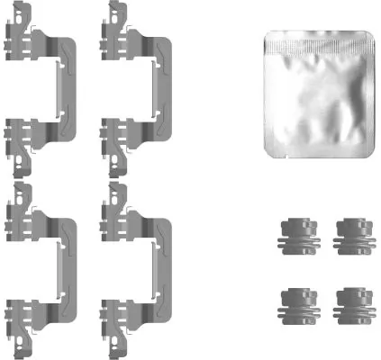 Set accesorii, placute frana
