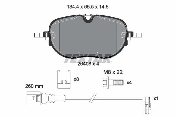 Set placute frana