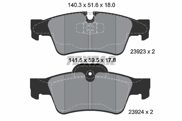 Set placute frana