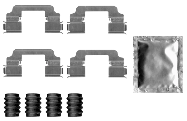 Set accesorii, placute frana