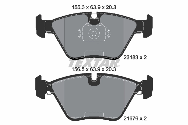 Set placute frana