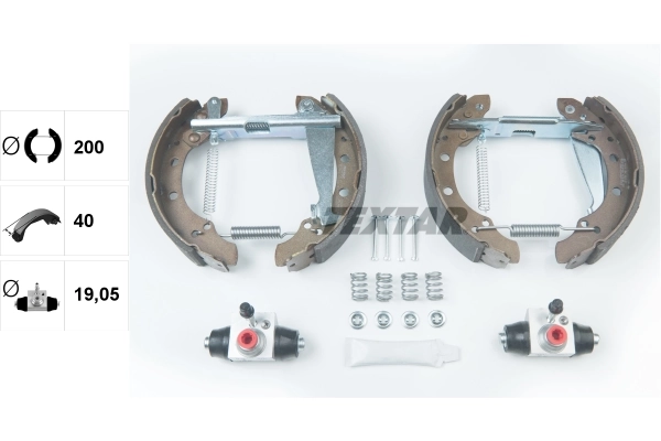 Set saboti frana