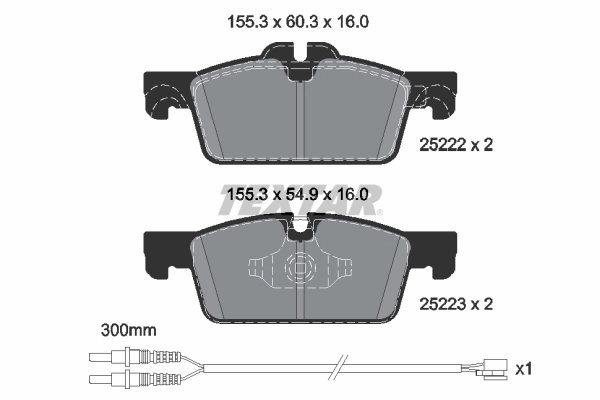 Set placute frana