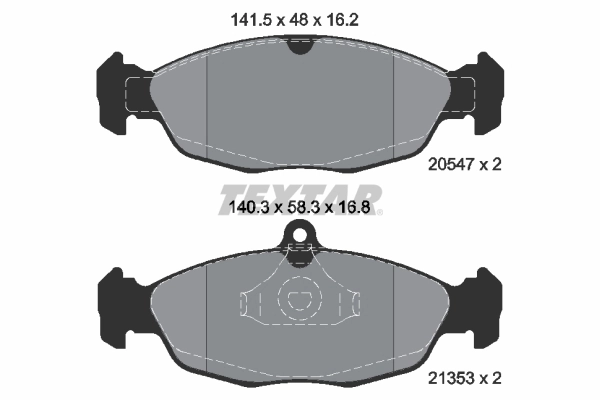 Set placute frana
