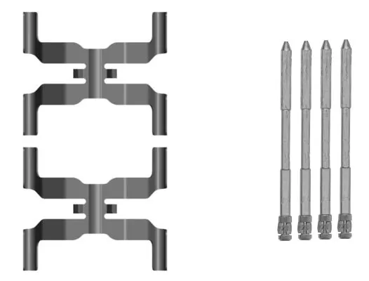 Set accesorii, placute frana