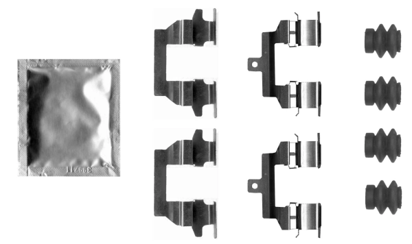 Set accesorii placute frana