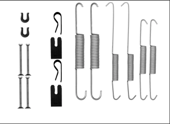 Set accesorii, sabot de frana