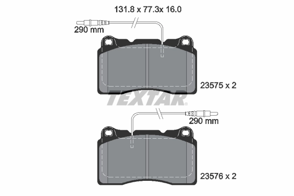 Set placute frana