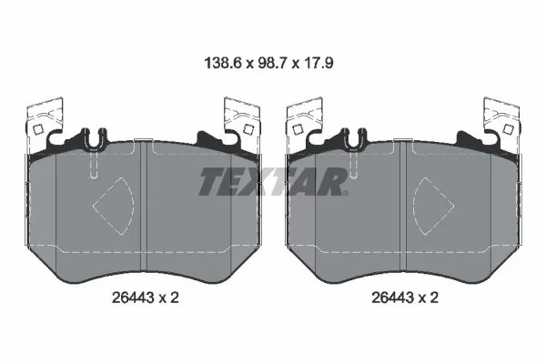 Set placute frana