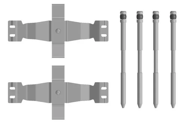 Set accesorii, placute frana