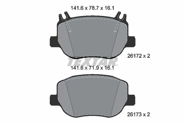 Set placute frana