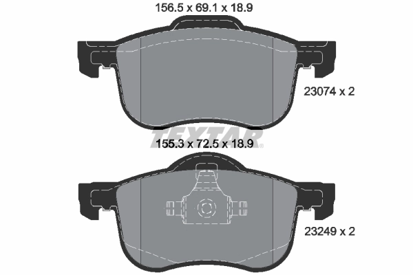 Set placute frana