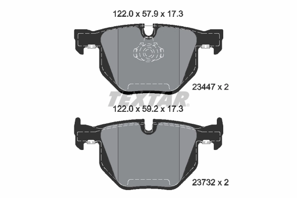 Set placute frana