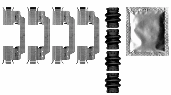 Set accesorii placute frana