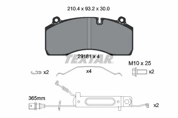 Set placute frana