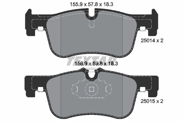 Set placute frana